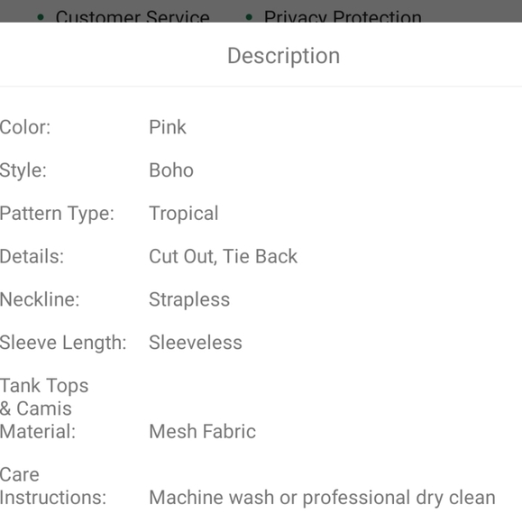 SHEIN 2XL Tropical Print Tube Top and Skirt - Picture 13 of 17